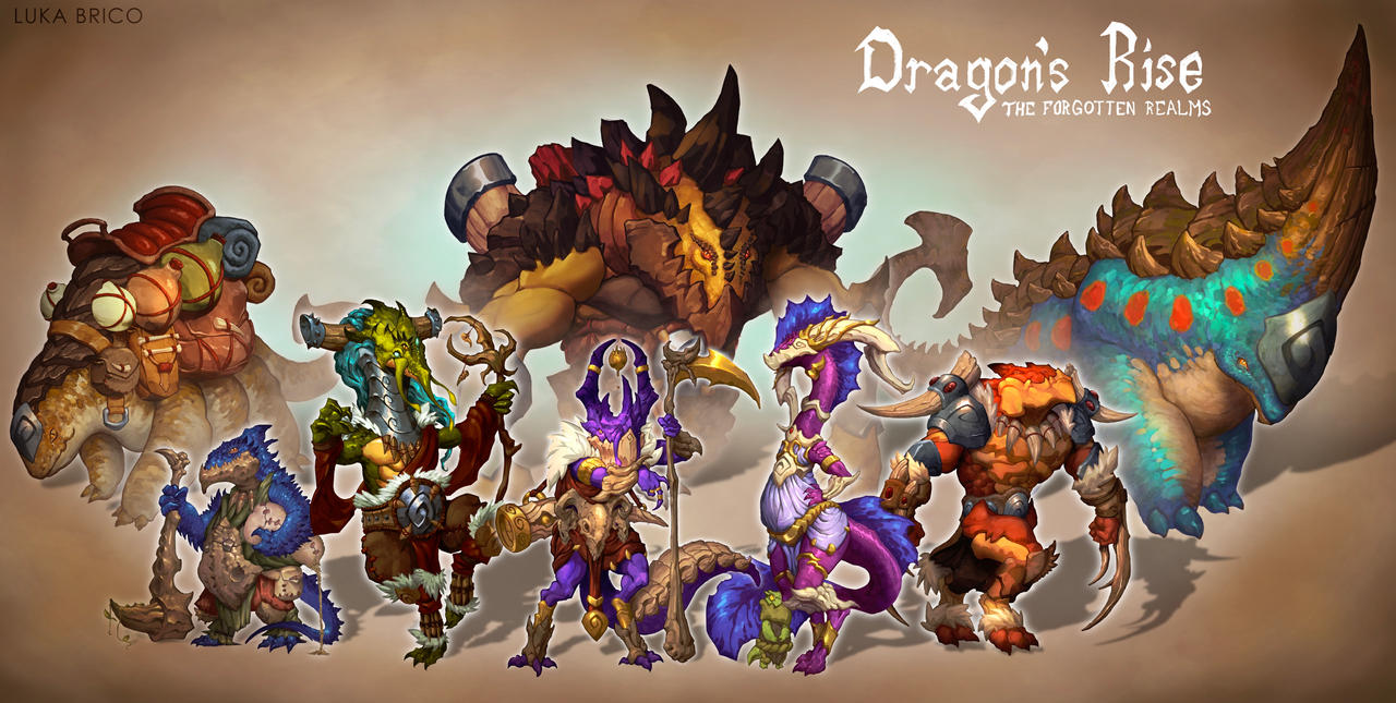 Dragons Rise Artstation challenge submission by LukaBrico on DeviantArt