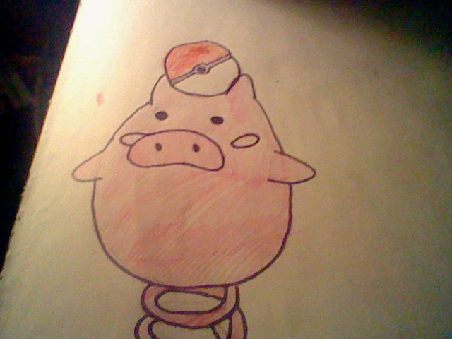 Spoink with pokeball