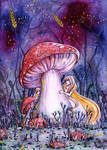 Mushroom fairies by MaryIL