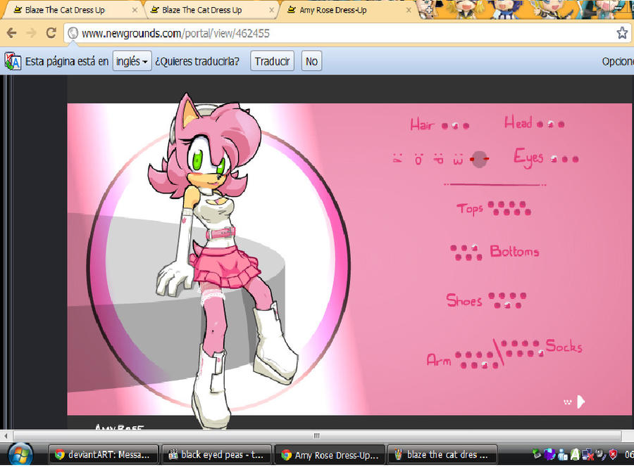 amy dress up by CeleAri on DeviantArt