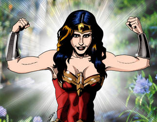 Wonder Woman ROAR by deanfenechanimations