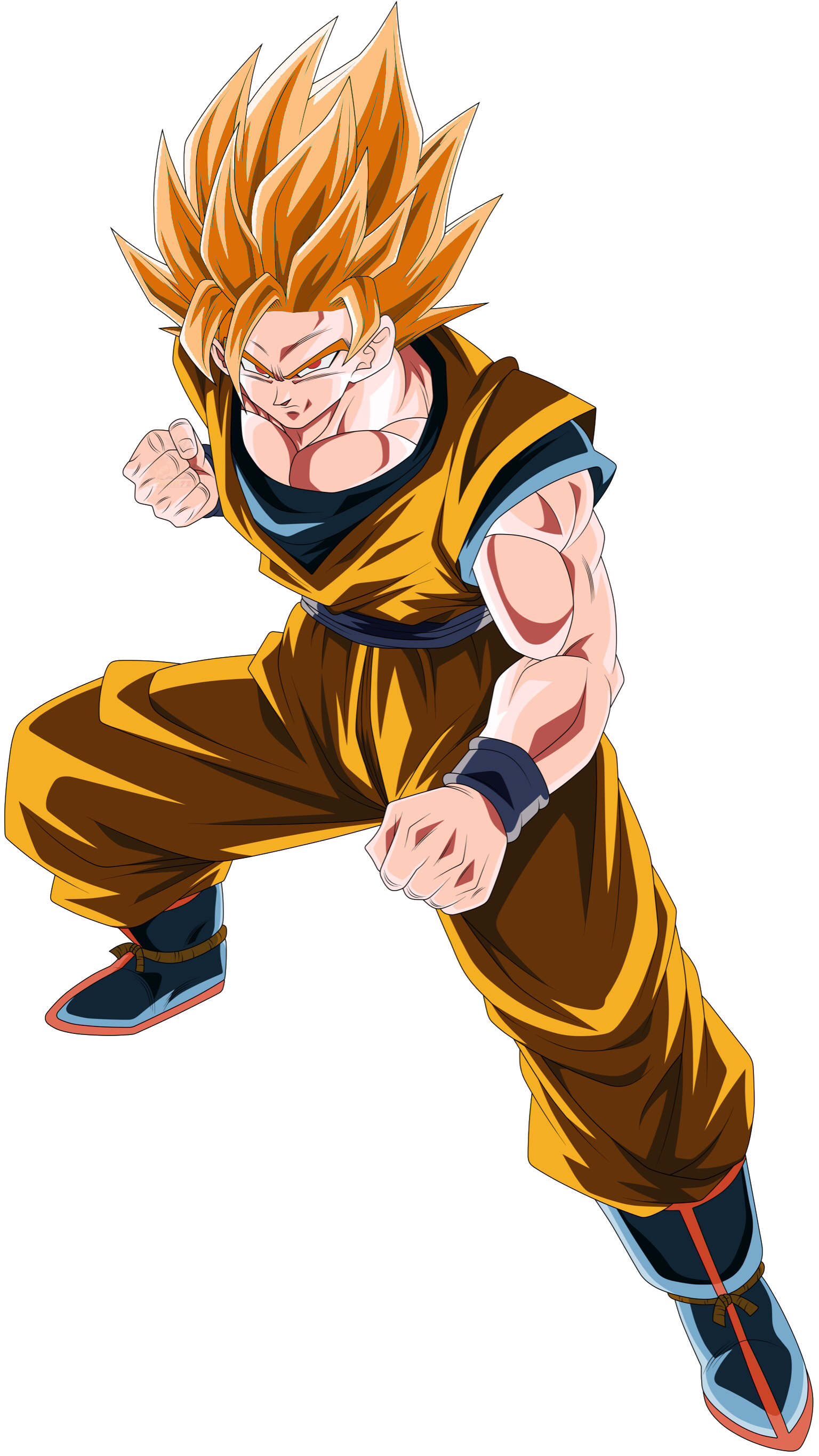 Orange super saiyan 2 goku by Azull33 on DeviantArt