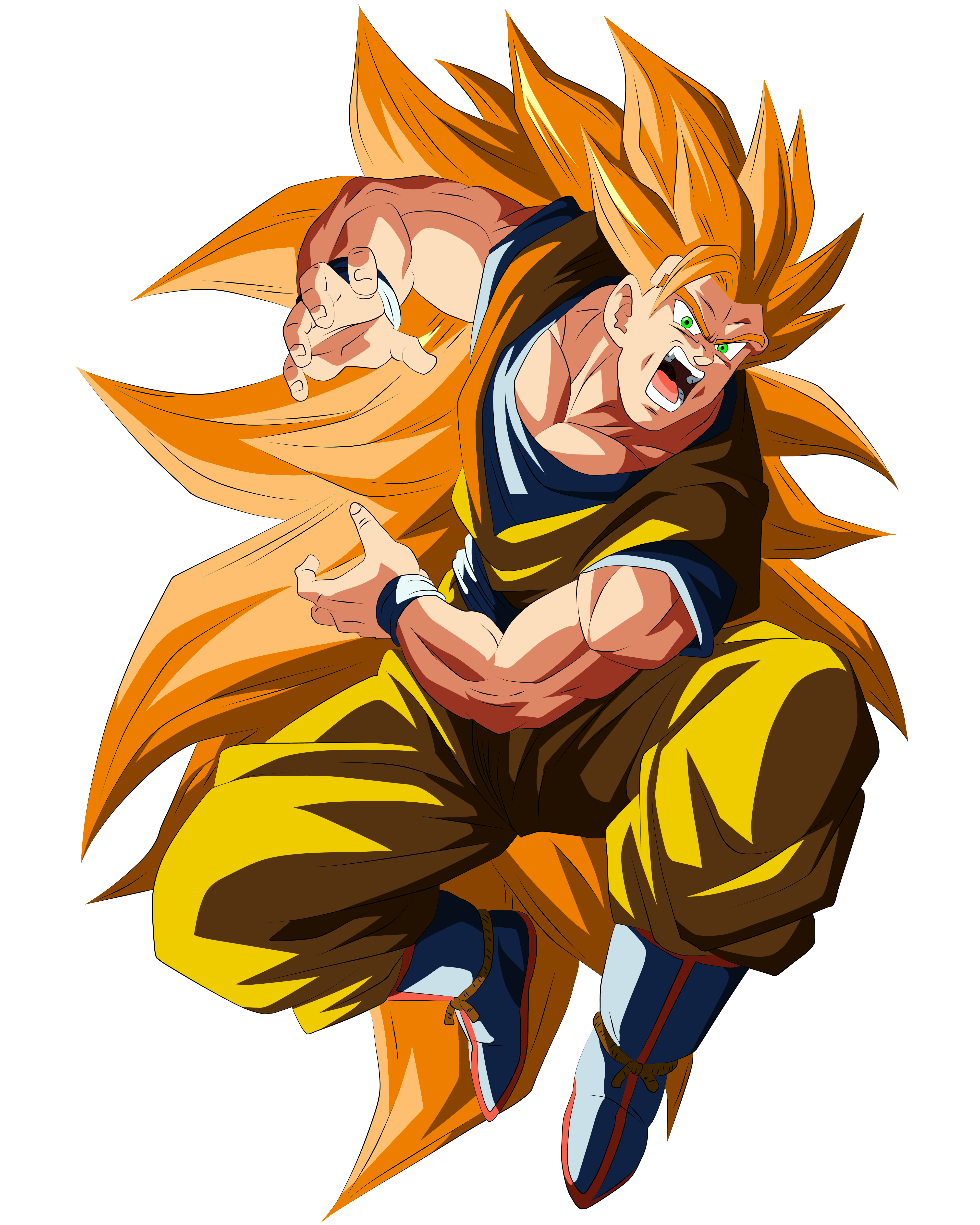 Goku Super Saiyajin 3 by SaoDVD on DeviantArt