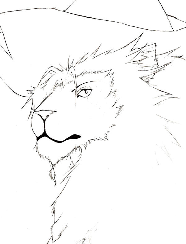 Pirate king- lineart by the-lazy-artist on DeviantArt