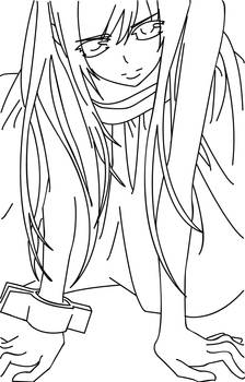 Yuuki Kuran Line Art