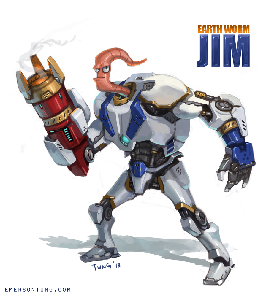 Earthworm Jim Redesign