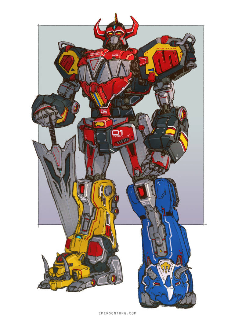 Power Rangers Megazord by emersontung on DeviantArt