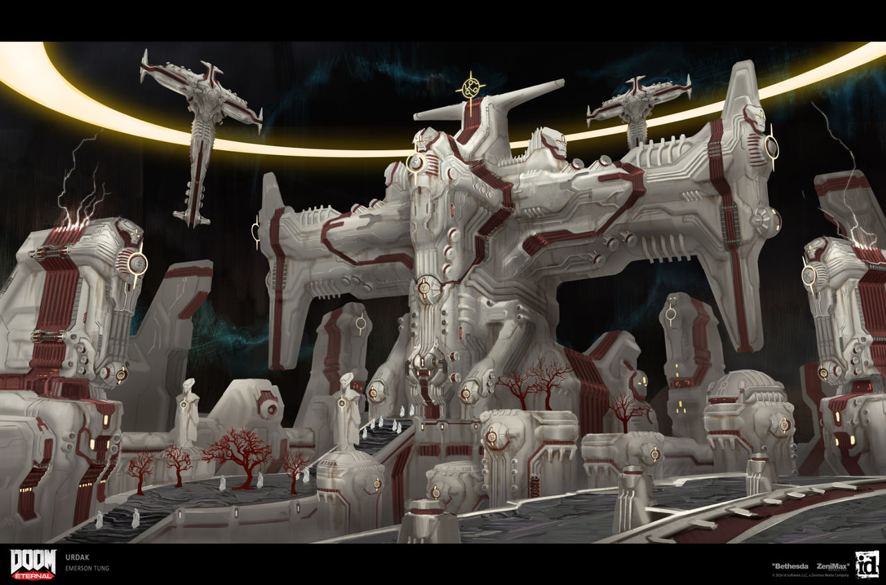 DOOM Eternal - Urdak Skybox by emersontung on DeviantArt