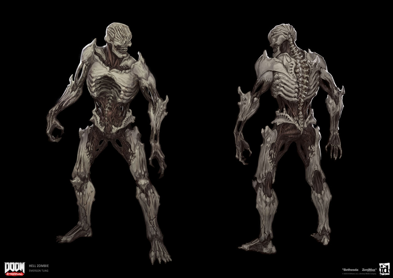 DOOM Eternal - Hell Zombie by emersontung on DeviantArt