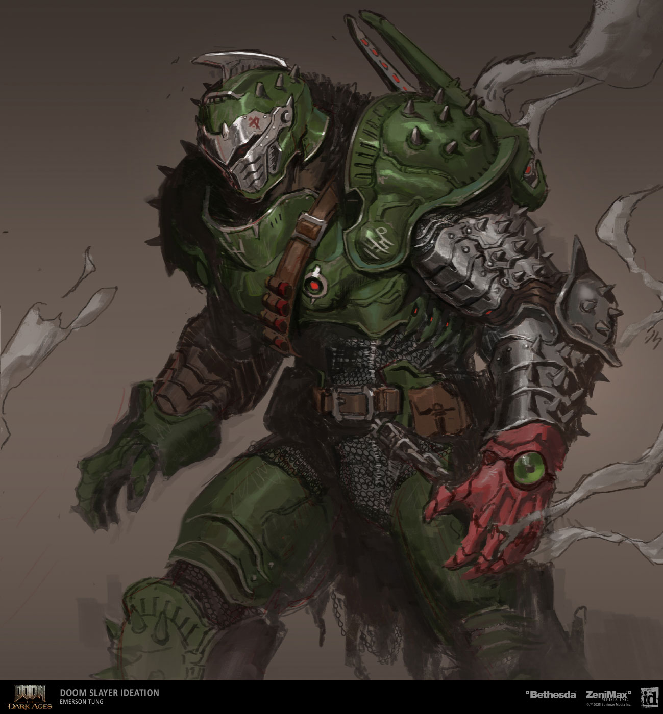 Doom Draw DOOM The Dark Ages - Doom Slayer Ideation by emersontung on DeviantArt