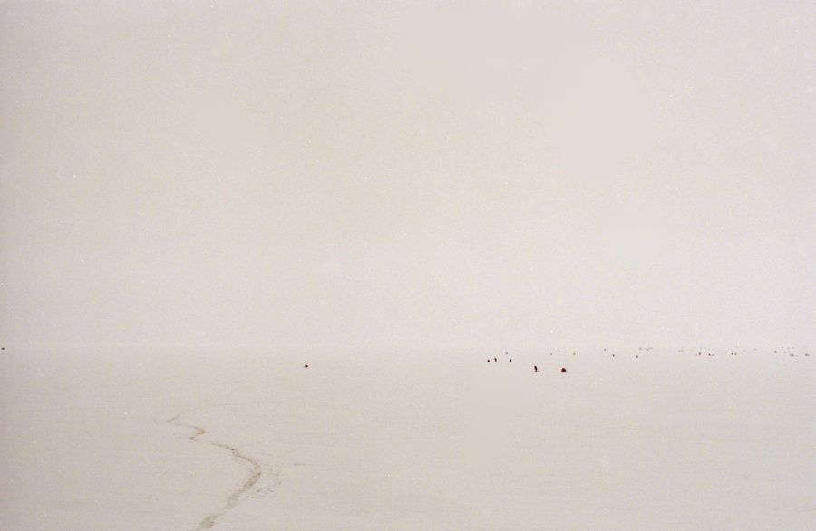 fishermen on  Lake Ladoga