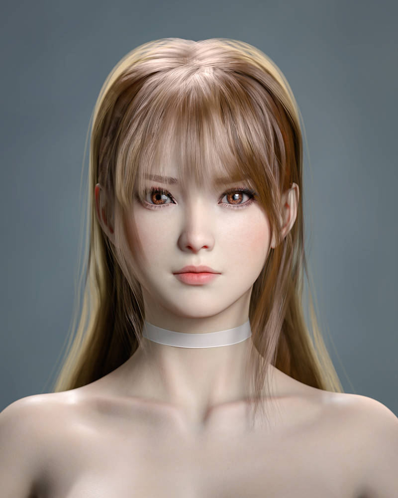 New kasumi face and hairstyle by hxwxrf on DeviantArt