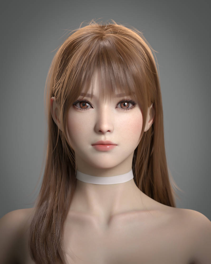 New kasumi face and hairstyle by hxwxrf on DeviantArt