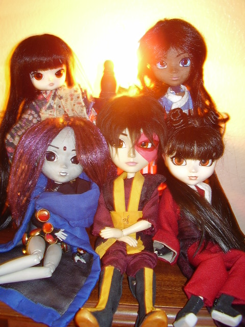 Portrait of Character Dolls