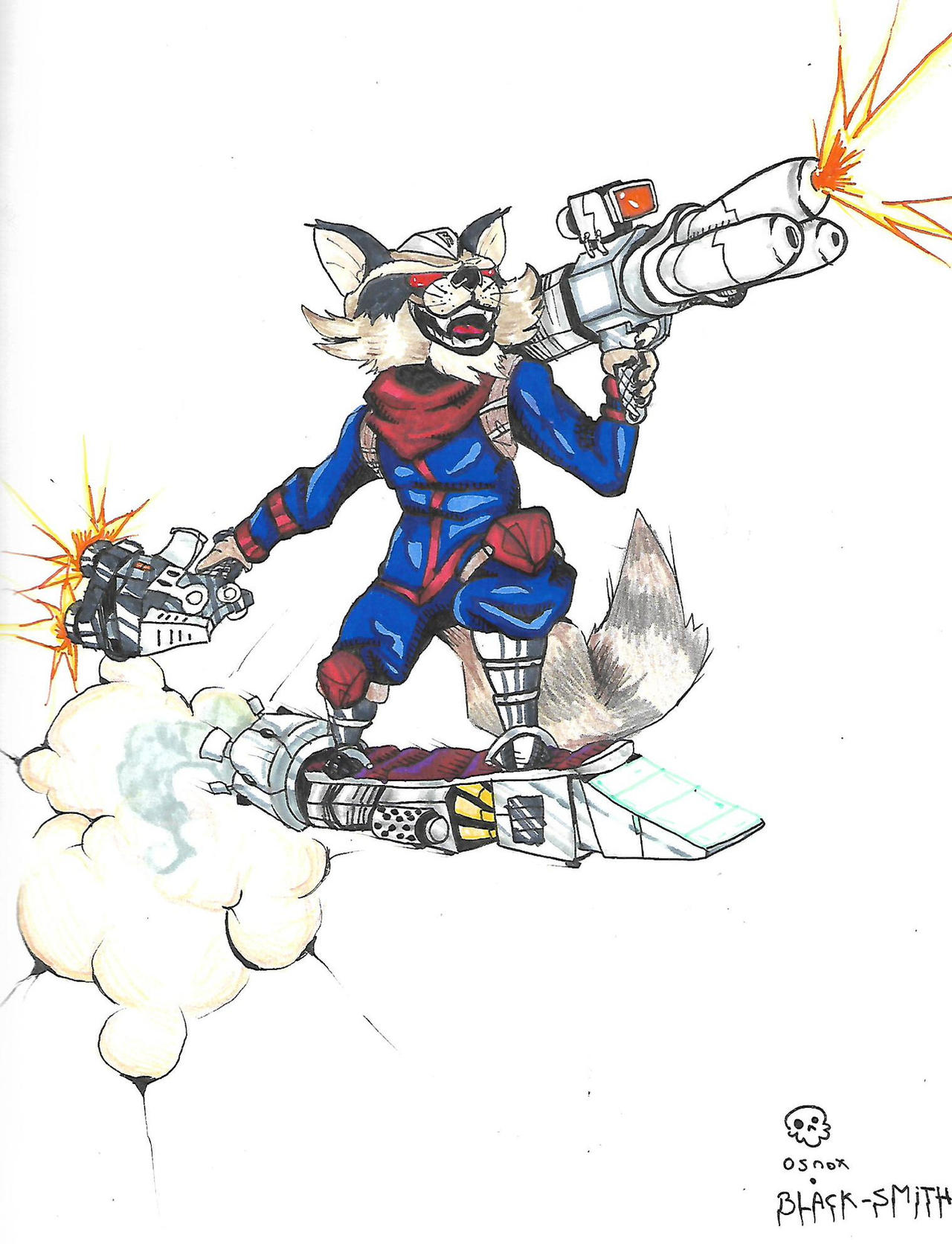 Rocket-Fan art by Osnox-Art on DeviantArt