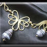 Zebra wire necklace 2