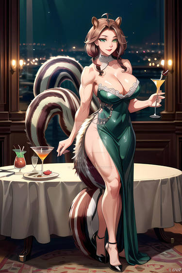 Cashew Sweetfang - Furry Squirrel Cocktail Adoptab