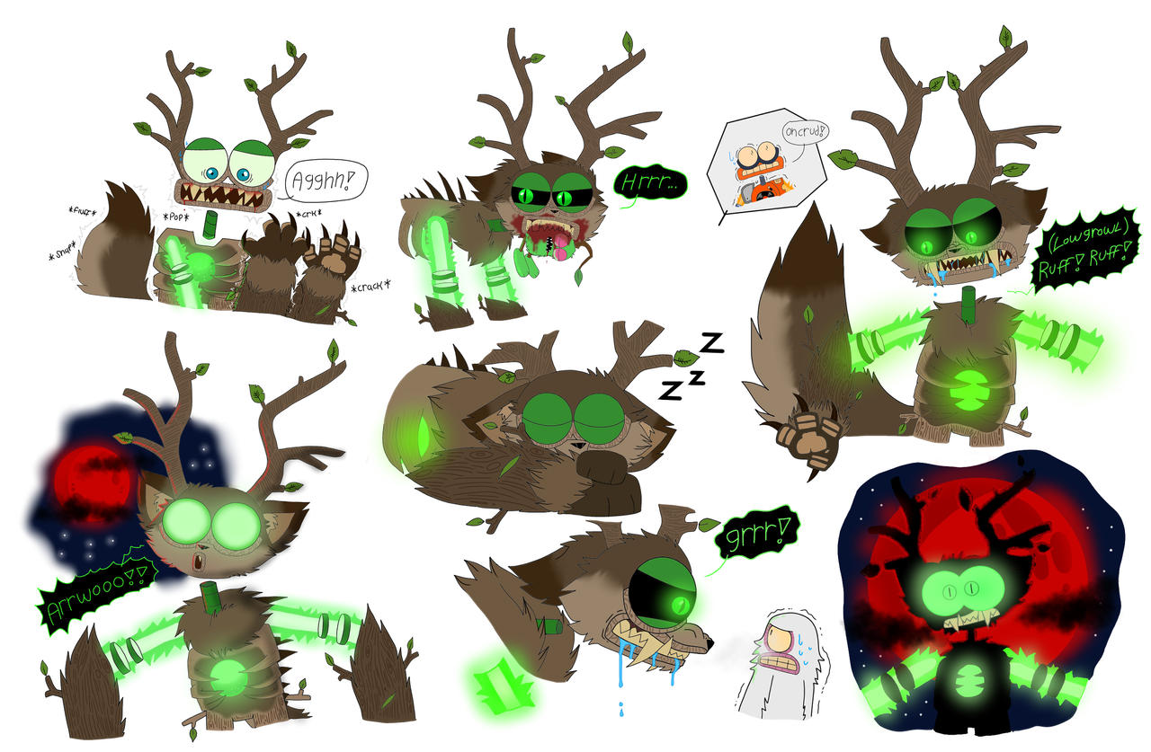 Timber wolf wubbox doodles! (AU) by KuwoShiZilla on DeviantArt