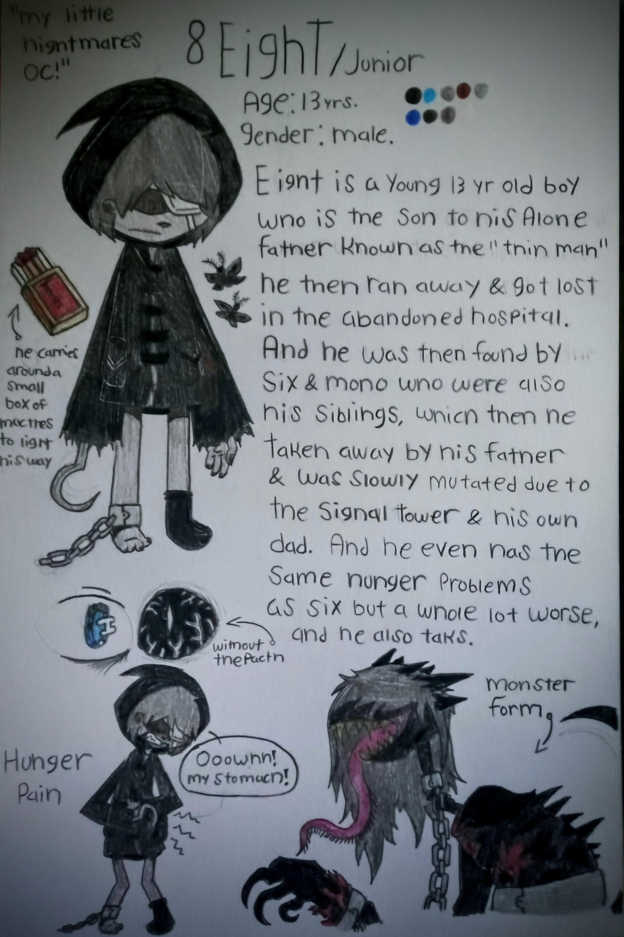 8 (little nightmares OC!) by KuwoShiZilla on DeviantArt
