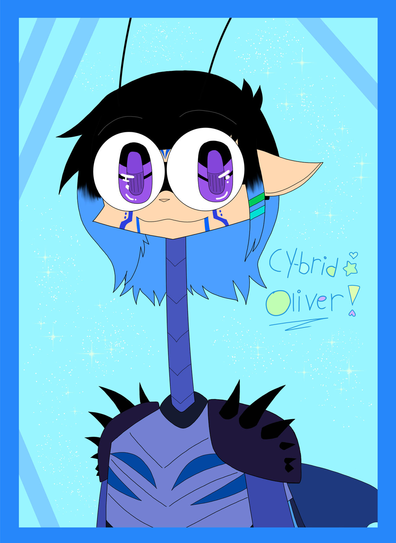 Bug Oc cy-bug hybrid OC! (Redisign) by KuwoShiZilla on DeviantArt