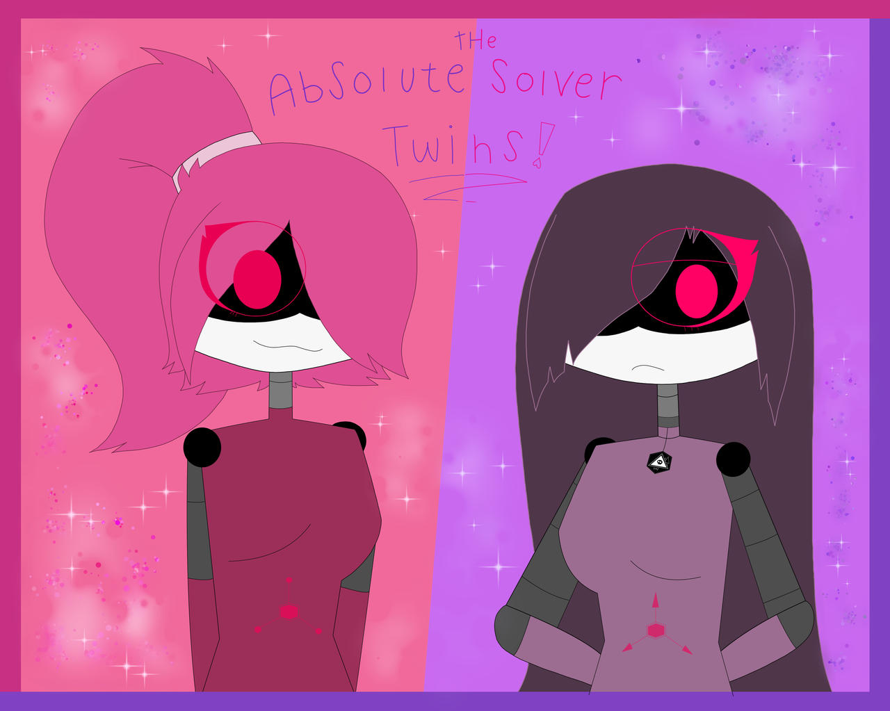 The absolute solver twins! (Request) by KuwoShiZilla on DeviantArt