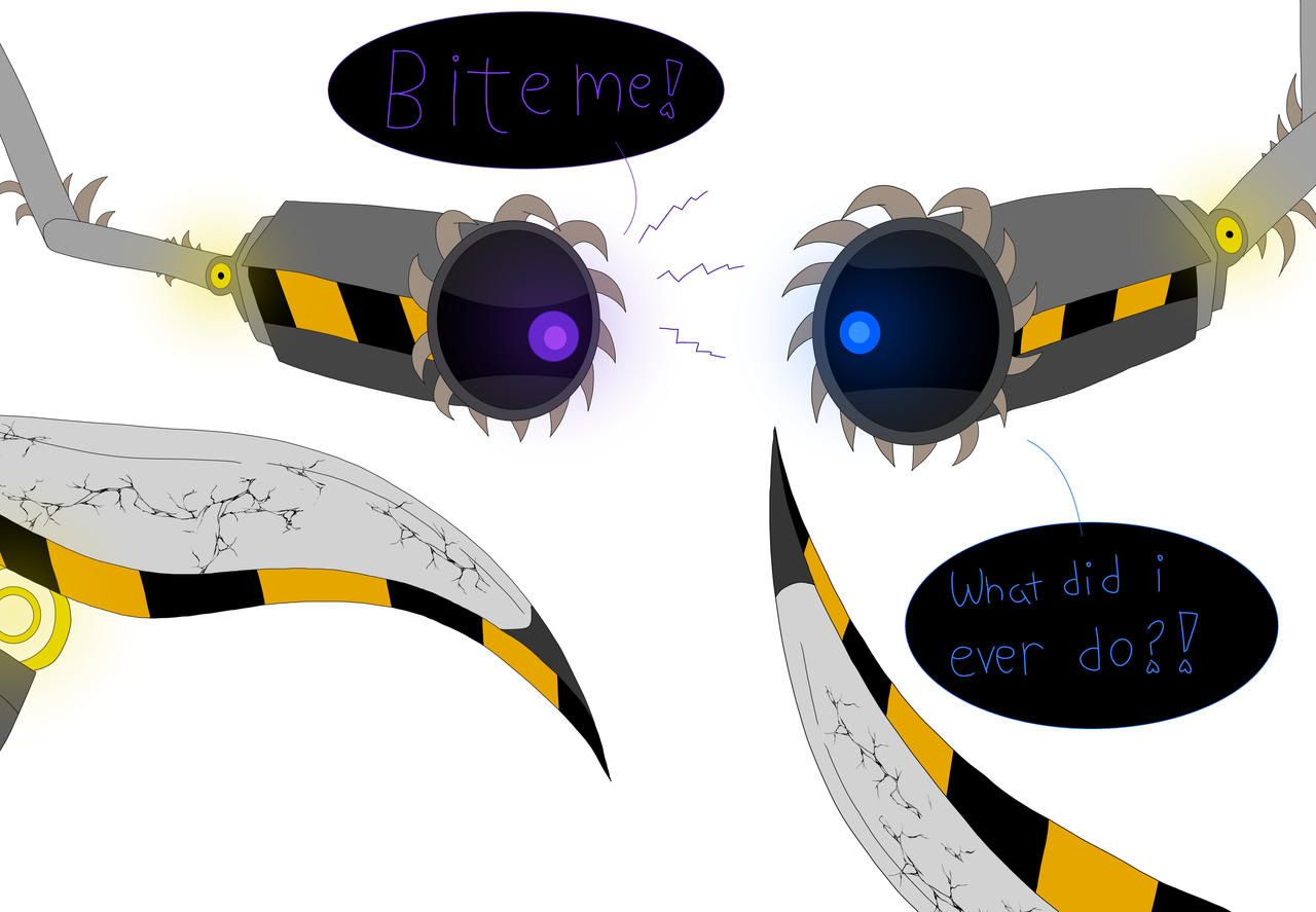 Solver Trio Solver camera Uzi Ezekiel! (Murder drones OC art by KuwoShiZilla on ...