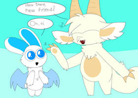 blueraspberry meets Fwench fwy! (Request)