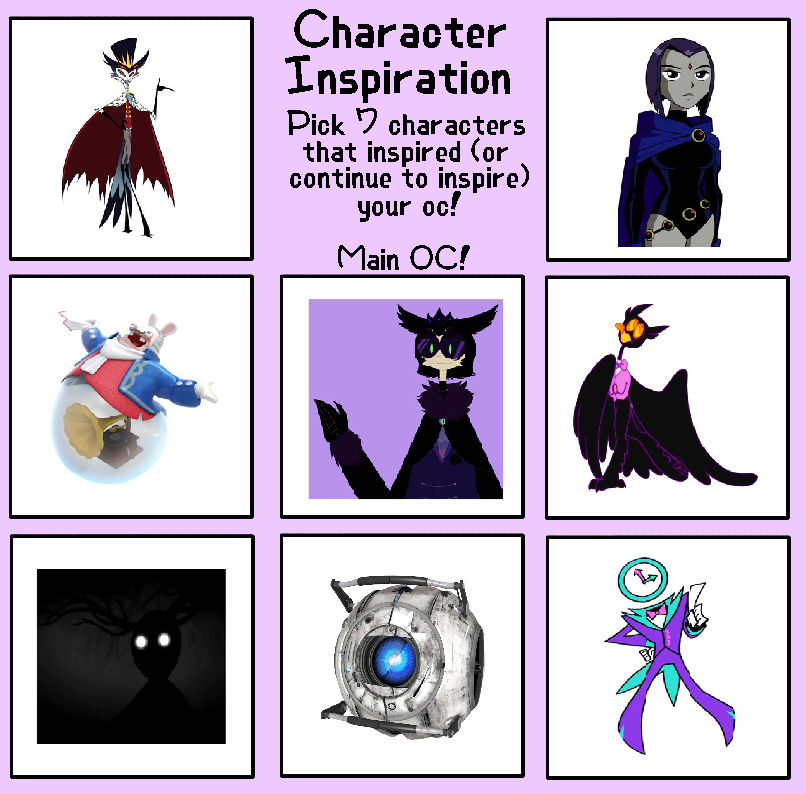 My OC inspiration chart! by KuwoShiZilla on DeviantArt