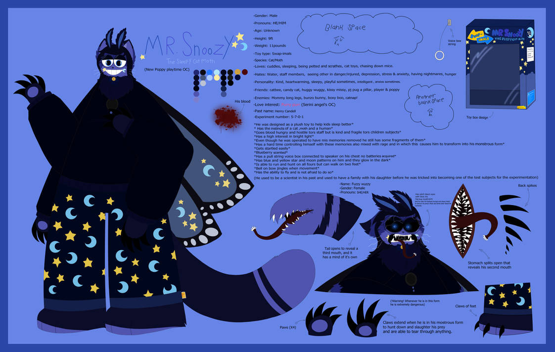 Mr. Snoozy (New Poppy playtime OC) by KuwoShiZilla on DeviantArt