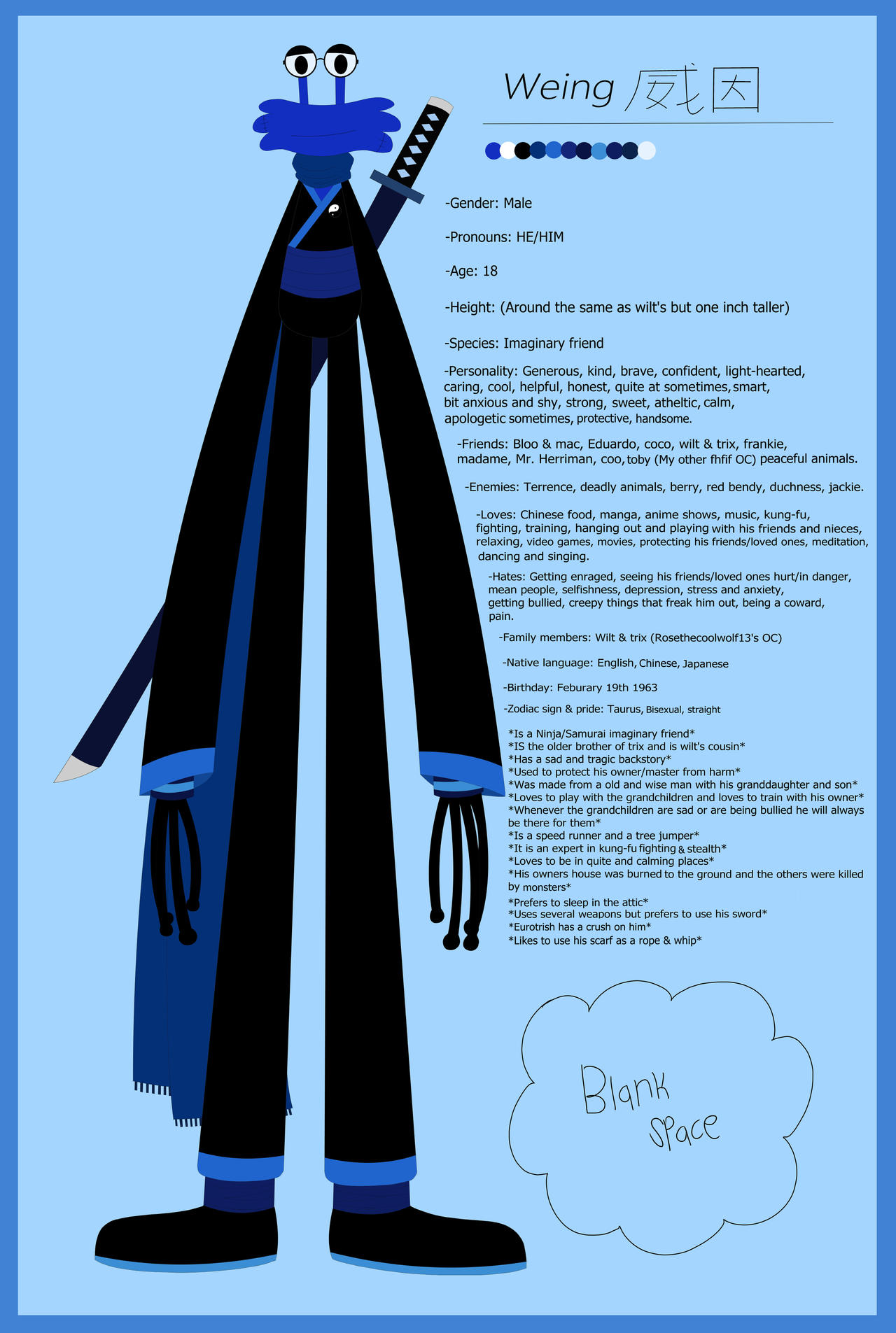 Fhfif Rigs Weing! (New fhfif OC) by KuwoShiZilla on DeviantArt