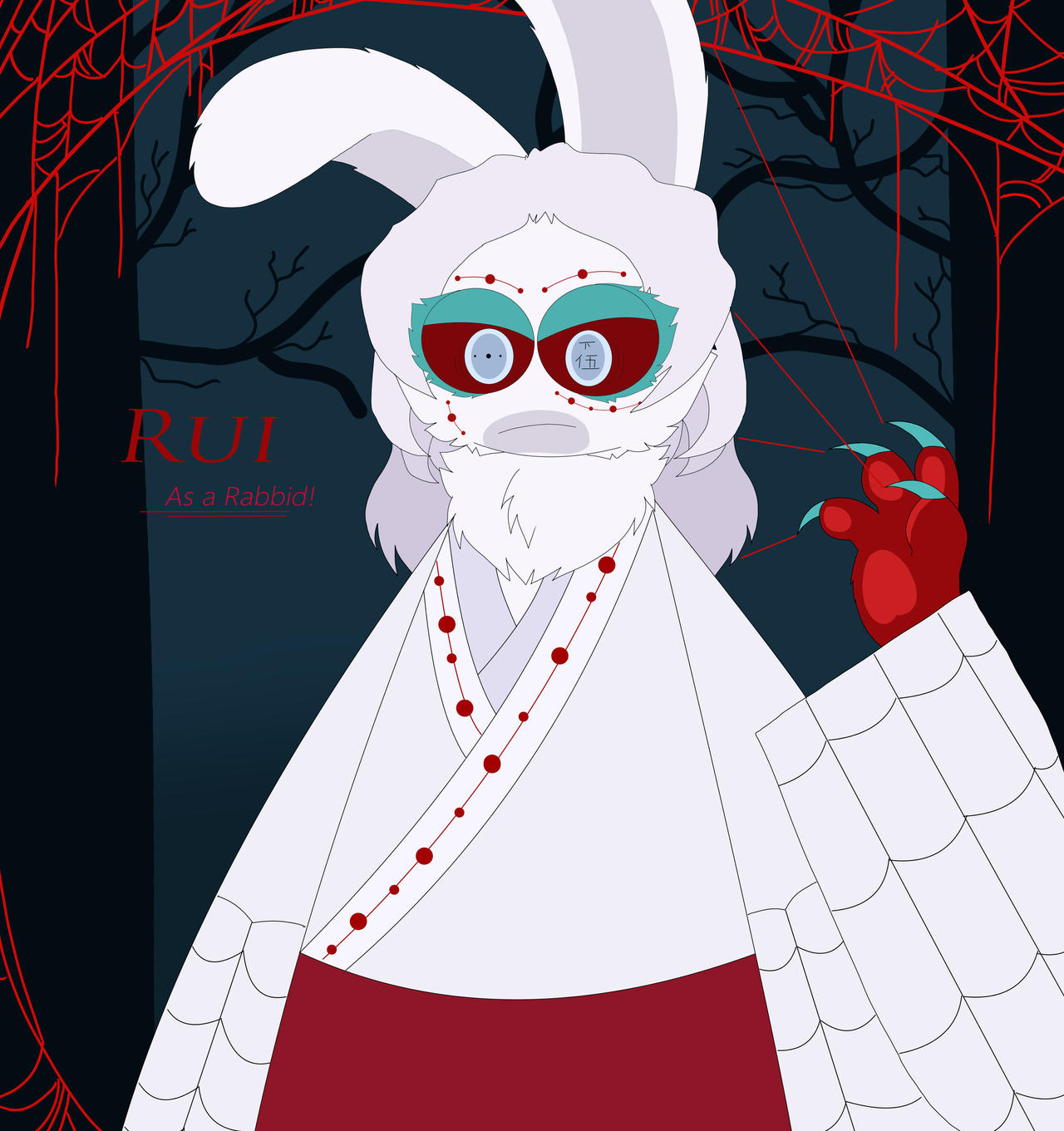 If rui was a rabbid! by KuwoShiZilla on DeviantArt