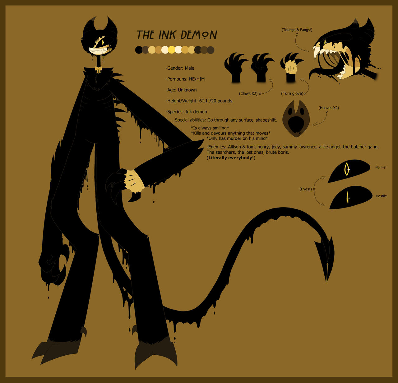The ink demon (Reference sheet) by KuwoShiZilla on DeviantArt