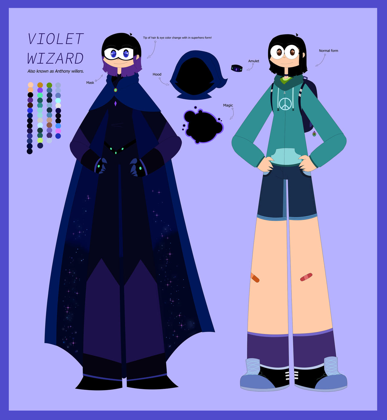Oc Deviantart Violet wizard (Superhero OC) by KuwoShiZilla on DeviantArt