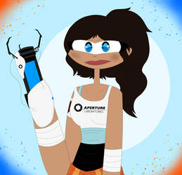 Chell! (Portal 2 fanart)