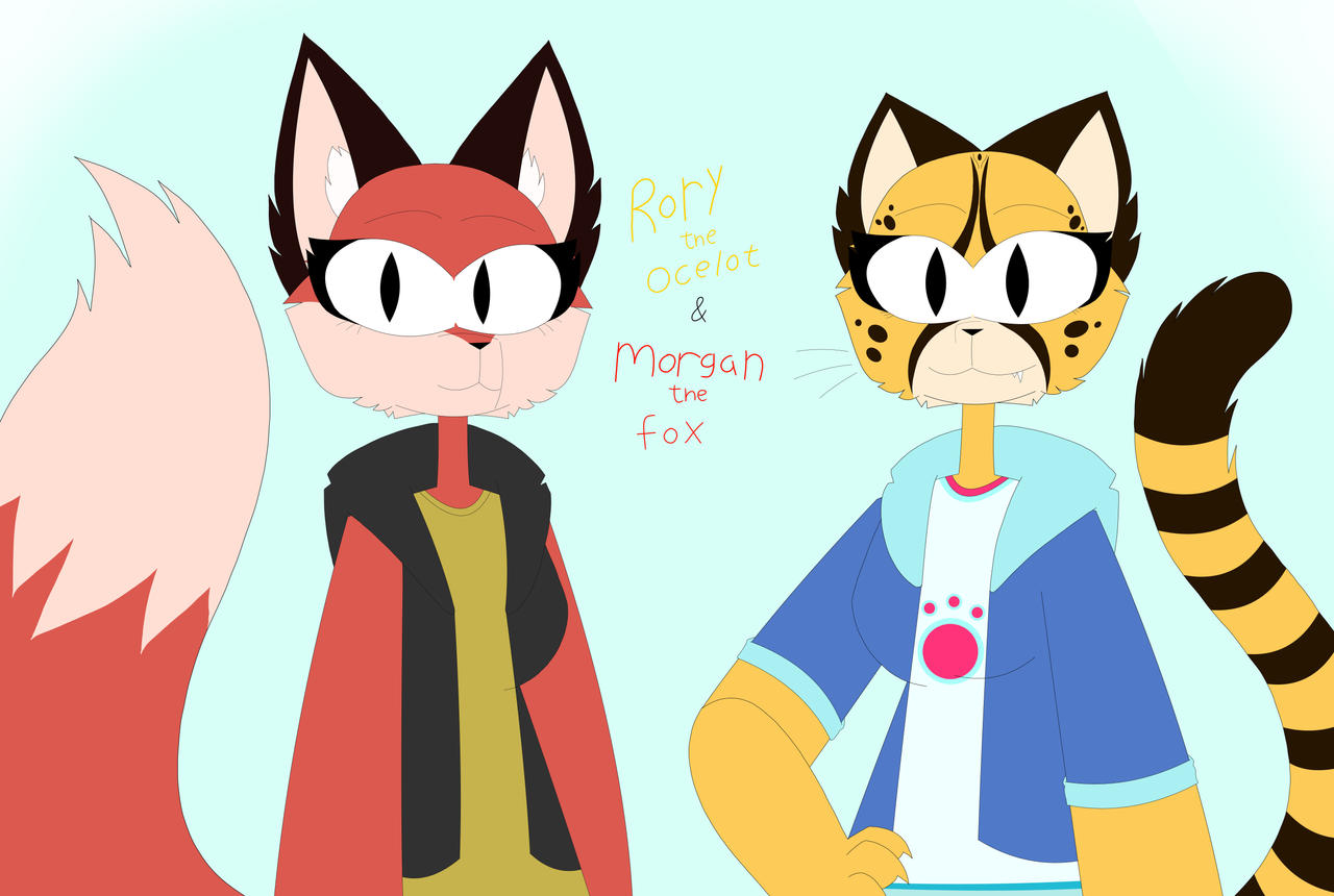 Rory the Ocelot and Morgan the fox (Fanart) by KuwoShiZilla on DeviantArt