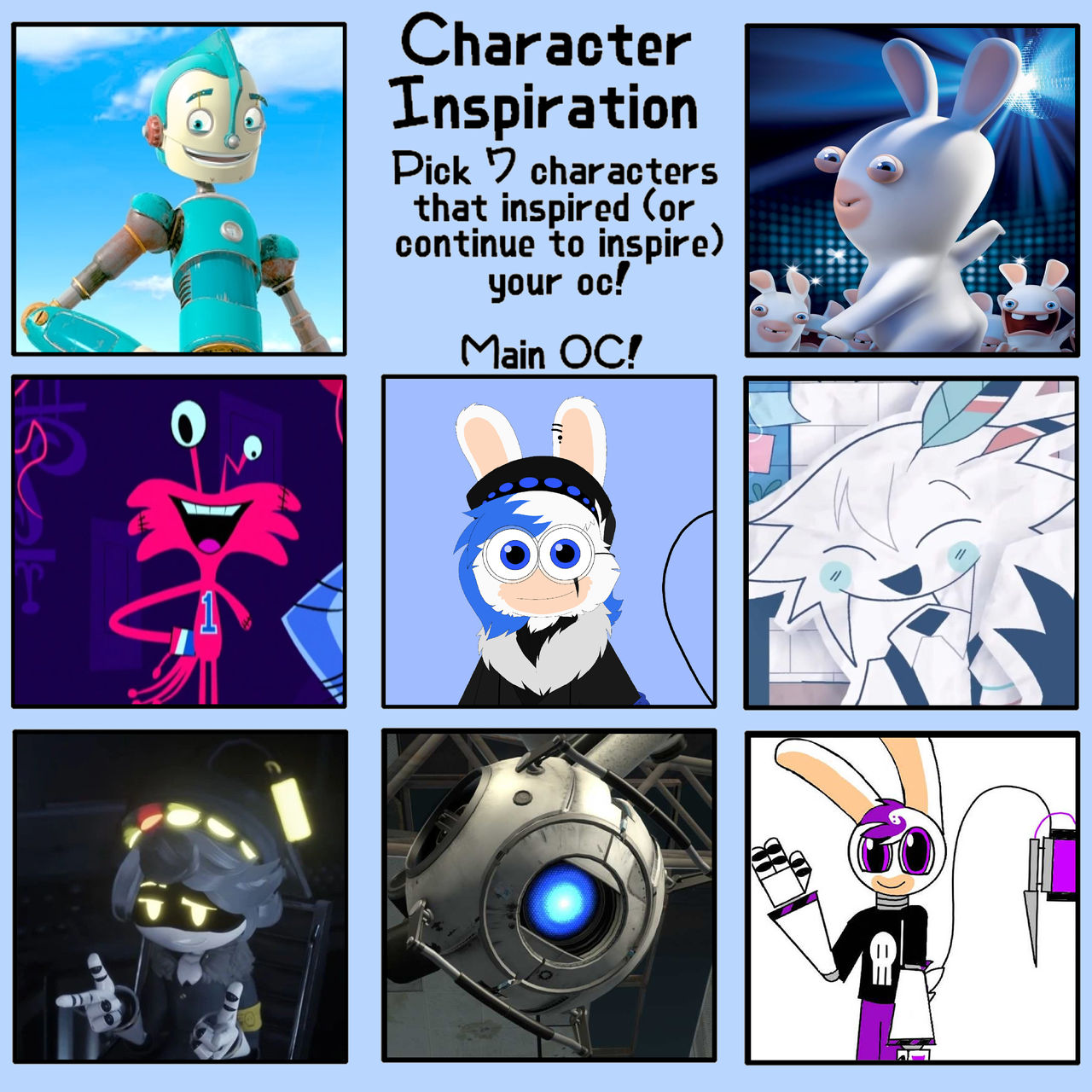 B's character inspiration chart! by KuwoShiZilla on DeviantArt