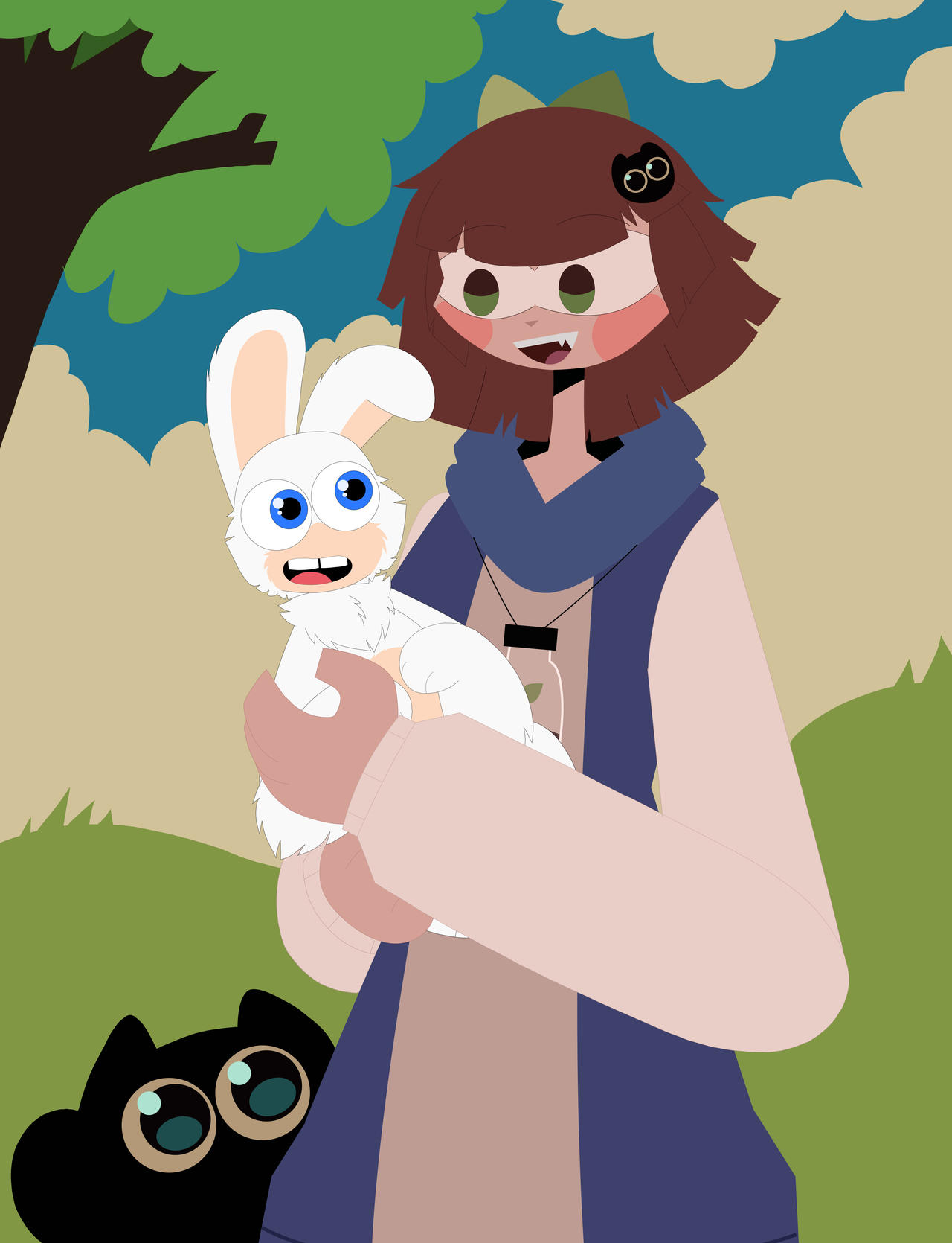 Claire and the Rabbid by KuwoShiZilla on DeviantArt