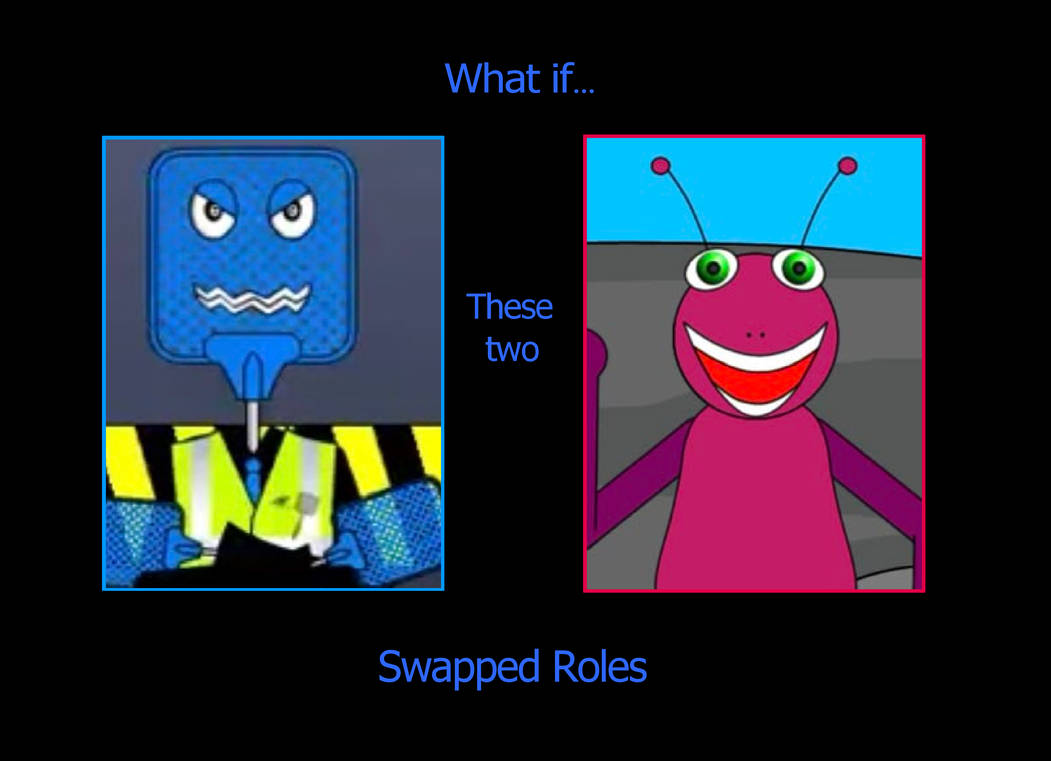 What if these two swapped roles by KuwoShiZilla on DeviantArt