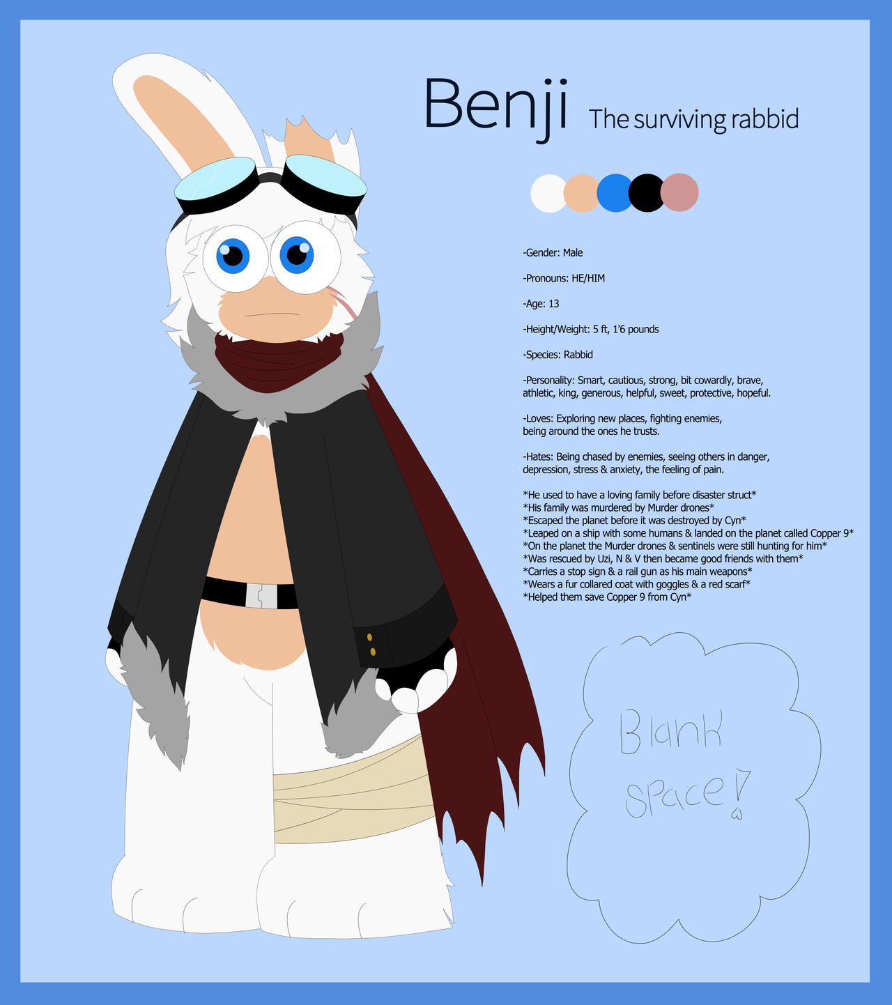 Benji and surviving rabbid (New rabbid OC) by KuwoShiZilla on DeviantArt