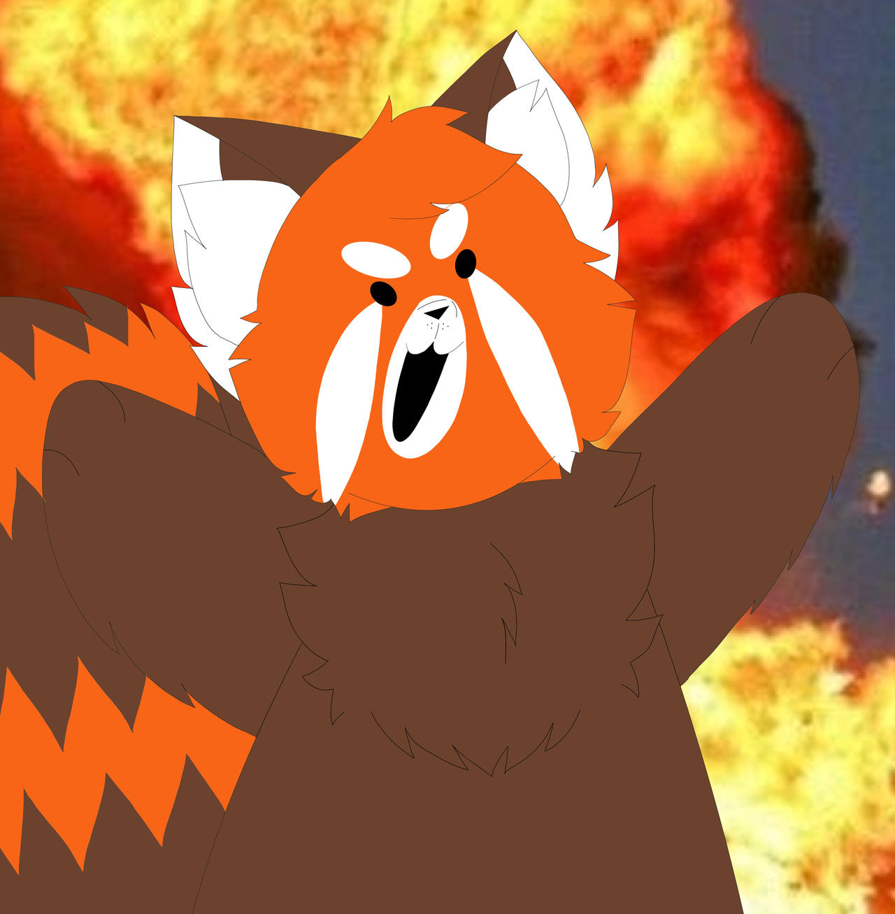 Sody pop the red panda (Chikn nuggit) by KuwoShiZilla on DeviantArt