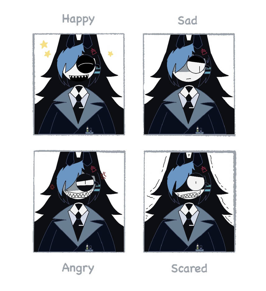 My FPE OC's emotions (Template) by KuwoShiZilla on DeviantArt