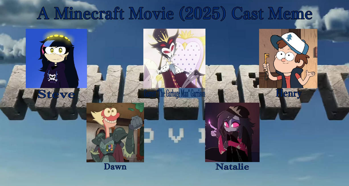 Minecraft Hotstar Cast A minecraft movie (Cast MEME) by KuwoShiZilla on DeviantArt