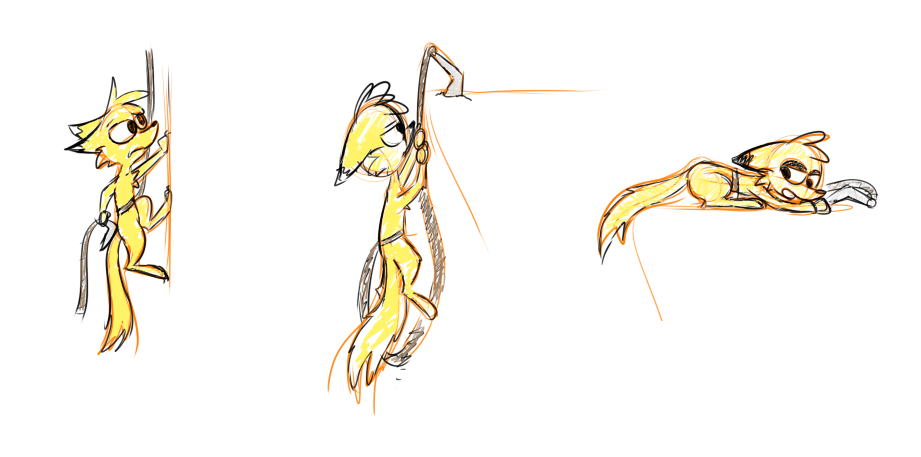 Adventurer Fox (sketches)