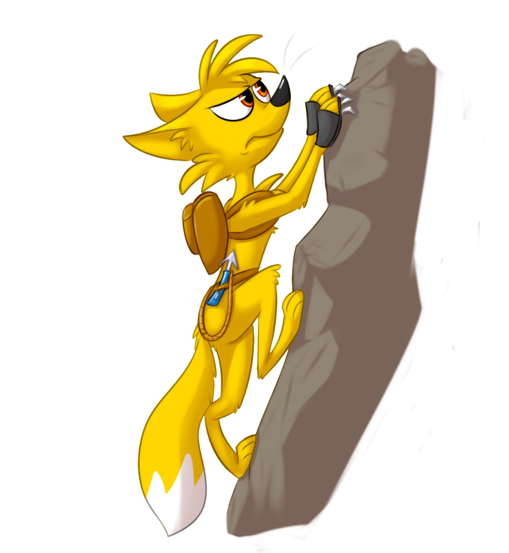 he is climbing again