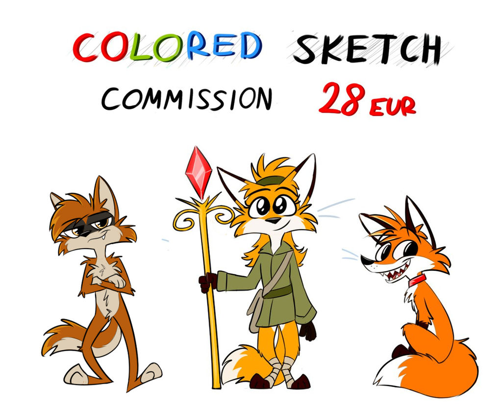 colored sketch commissions (open)