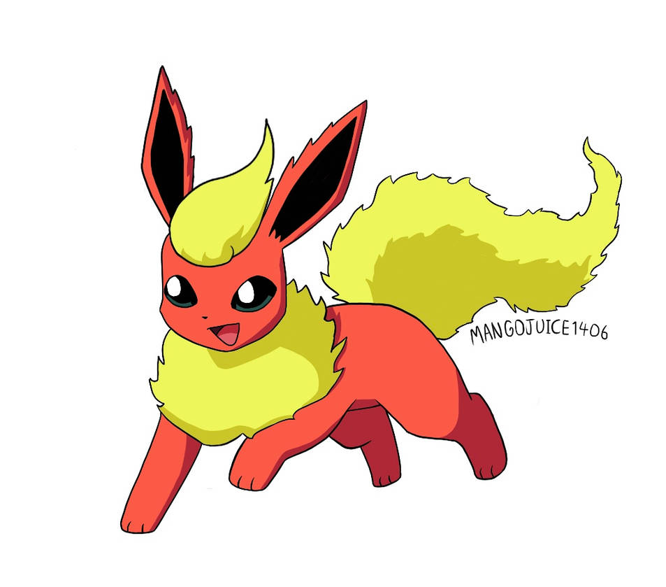 Falreon Drawing Flareon Drawing!! by MangoJuice1406 on DeviantArt