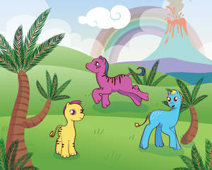 My Little Prehistoric Ponies