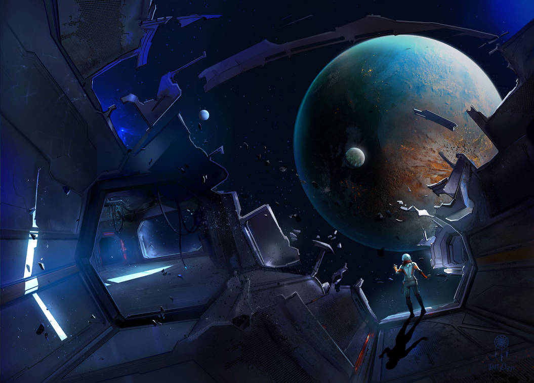 Brocken starship by BettyElgyn on DeviantArt