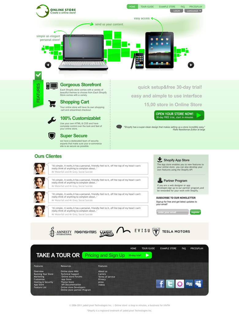 Internet Shop Layout Design Online Store Layout by mateuzord on DeviantArt