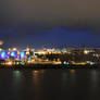 Container Port Hamburg  Night